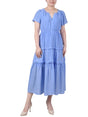 Image for Women's Plain Dress,Blue