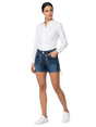 Image for Women's Washed Jeans Short,Blue