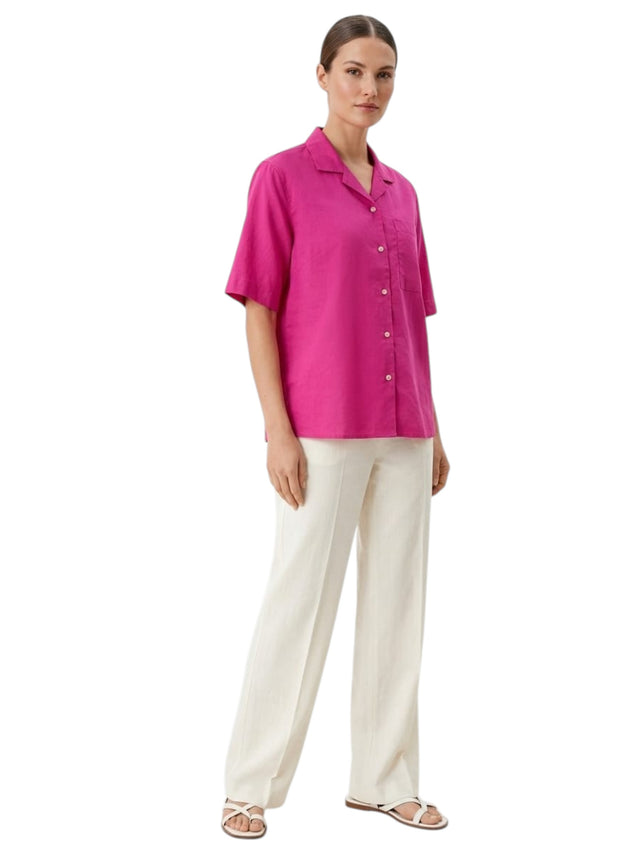 Image for Women's Plain Solid Chemise,Fauchsia