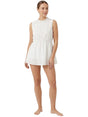 Image for Women's Textured Swiss Dot Dress,White