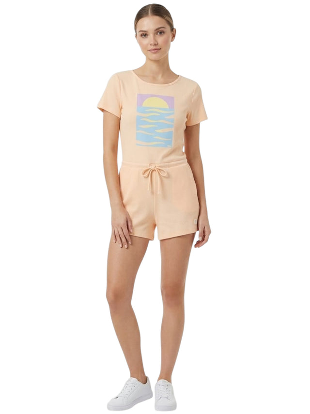 Image for Women's Printed Jumpsuit,Light Apricot