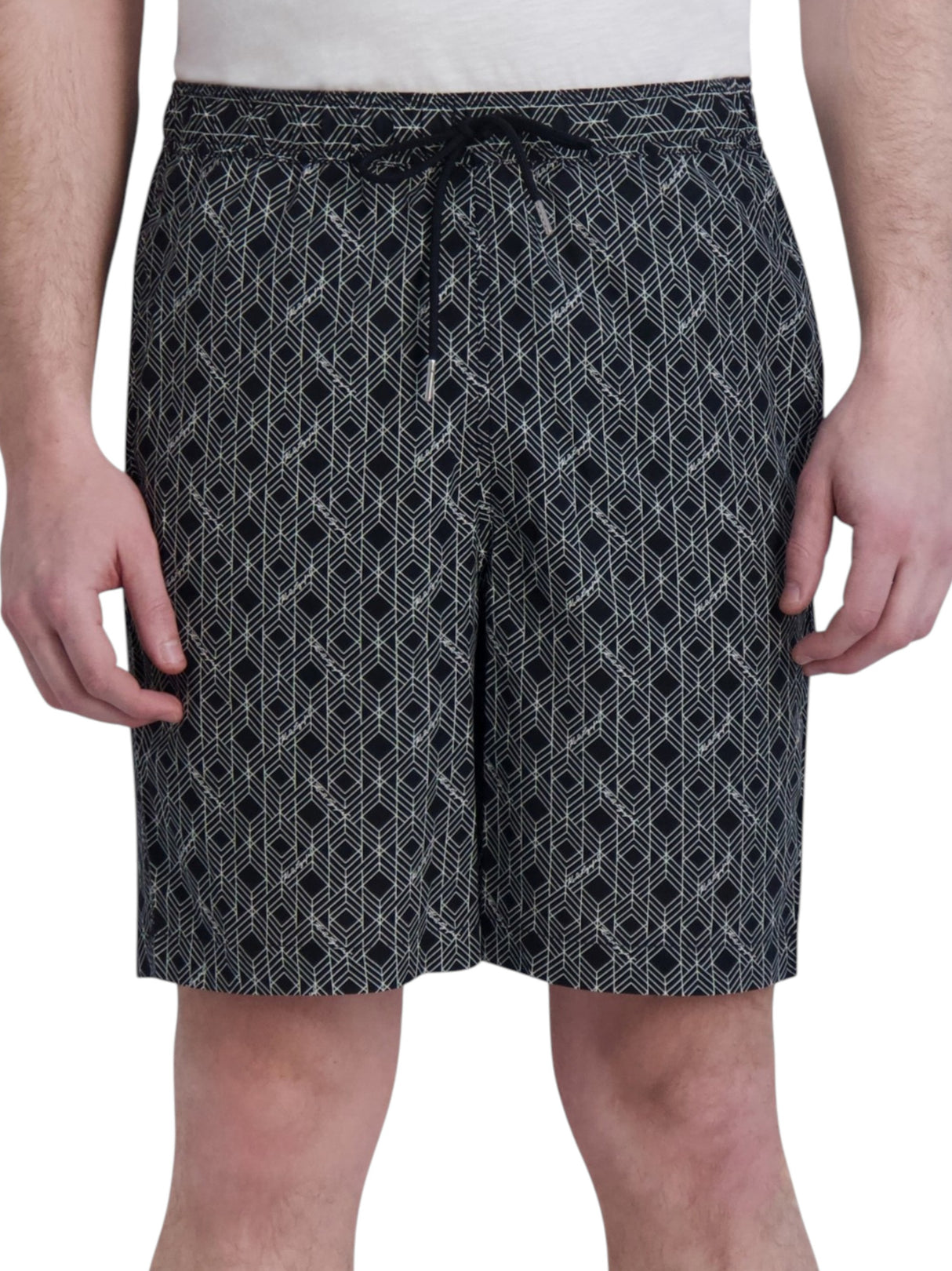 Image for Men's Printed Short,Black