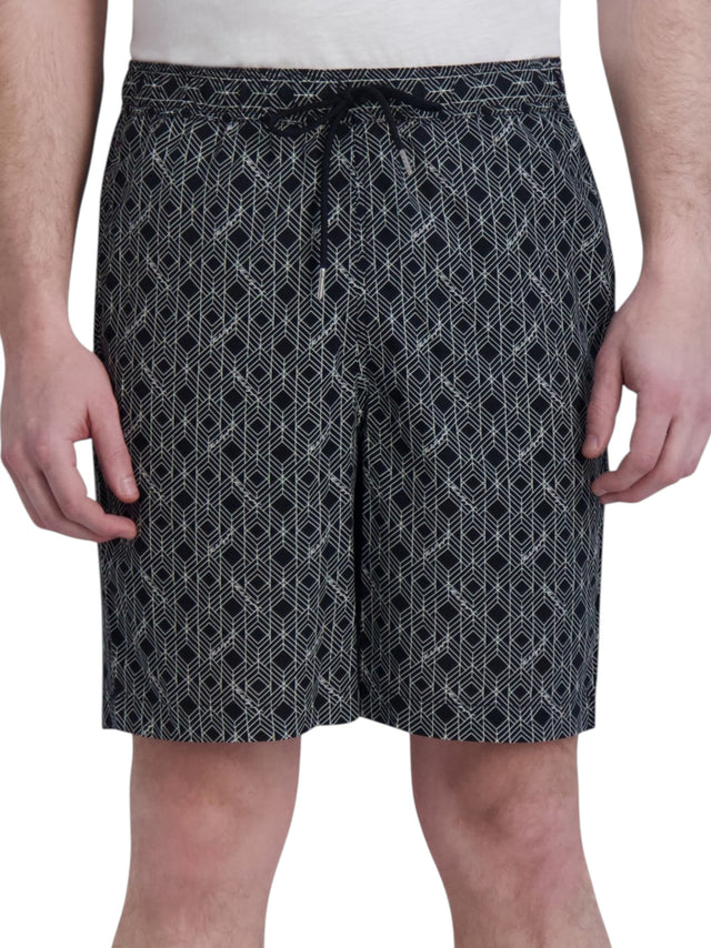 Image for Men's Printed Short,Black