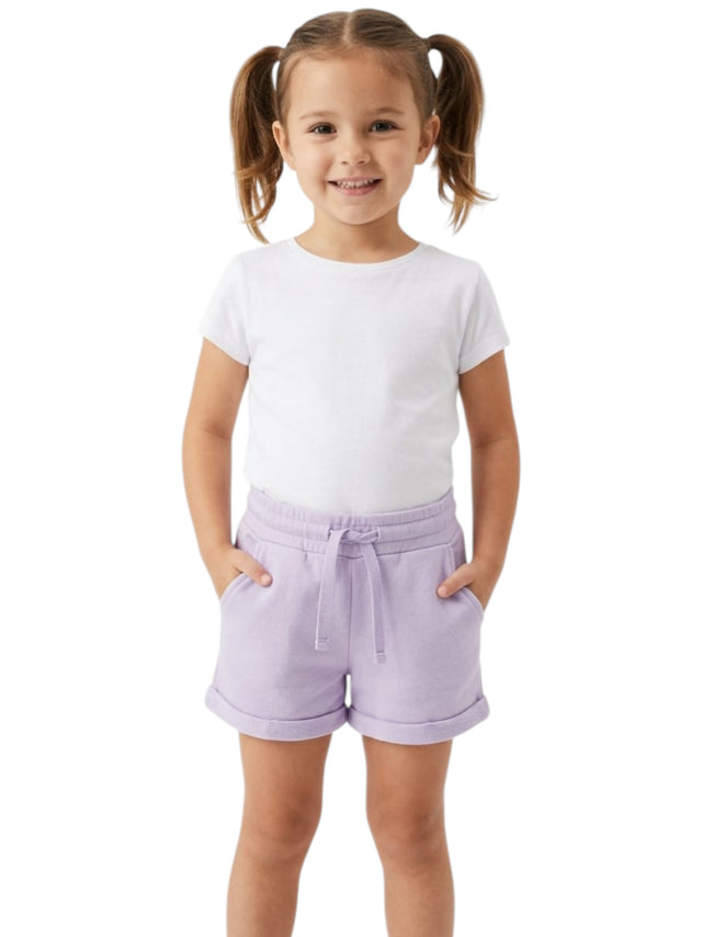Image for Kids Girl's Plain Short,Purple