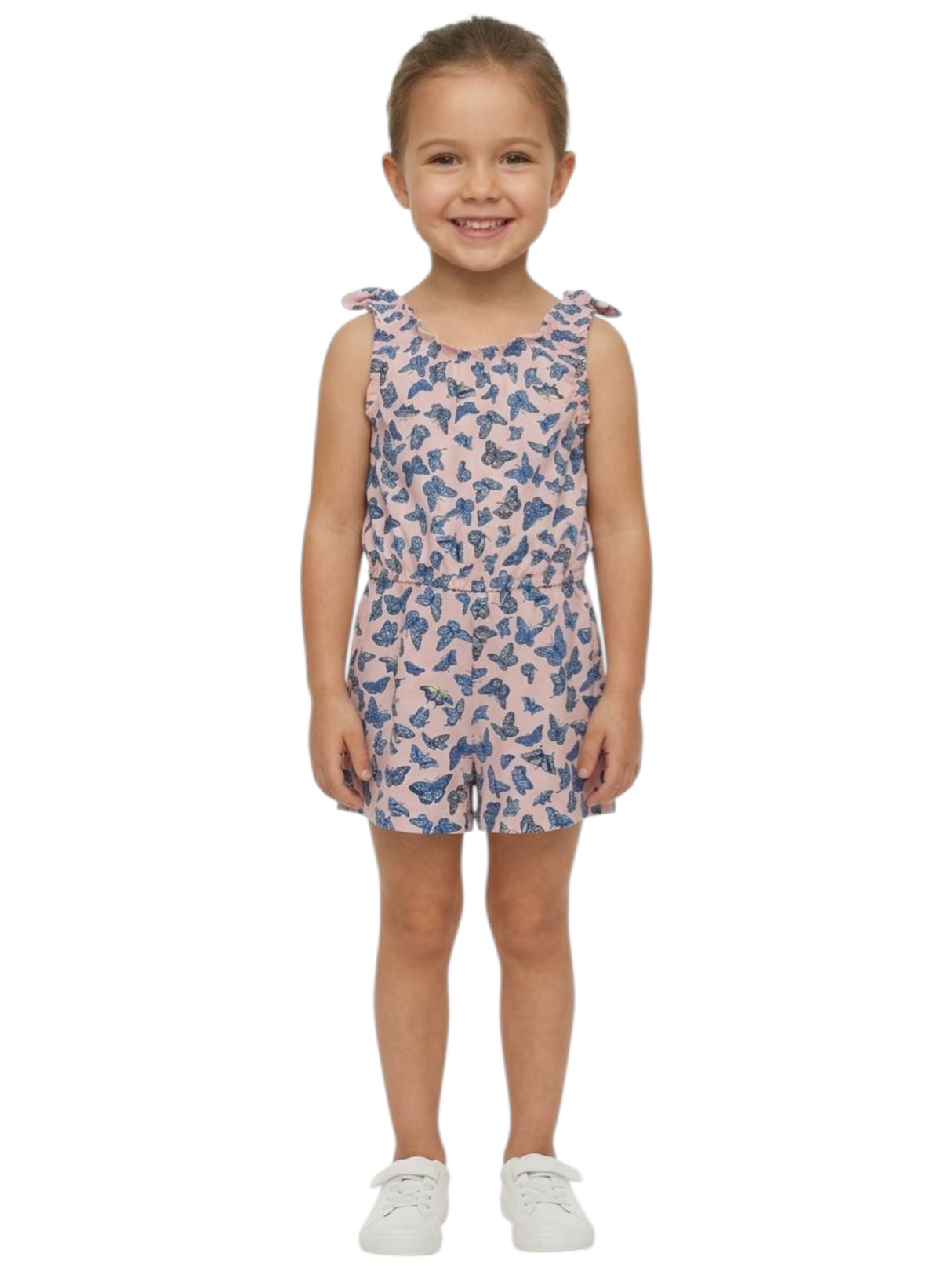 Image for Kids Girl's Printed Jumpsuit,Rose