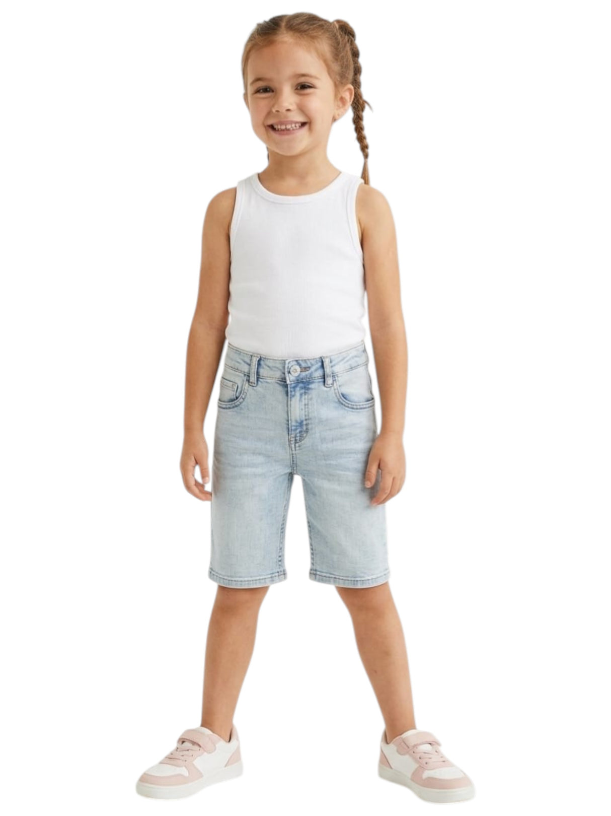 Image for Kids Girl's Plain Short,Blue
