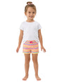 Image for Kids Girl's Colorblocked Striped Short,Multi