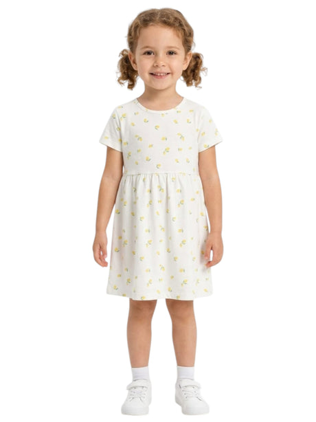 Image for Kids Girl's Printed Dress,White