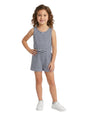 Image for Kids Girl's Navy Striped Jumpsuit,White