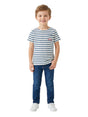 Image for Kids Boy's Navy Striped Top,White
