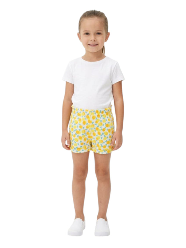 Image for Kids Girl's Printed Short,Yellow