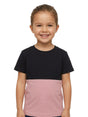 Image for Kids Girl's Colorblocked Top,Black