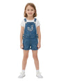 Image for Kids Girl's Embroidered Jumpsuit,Blue