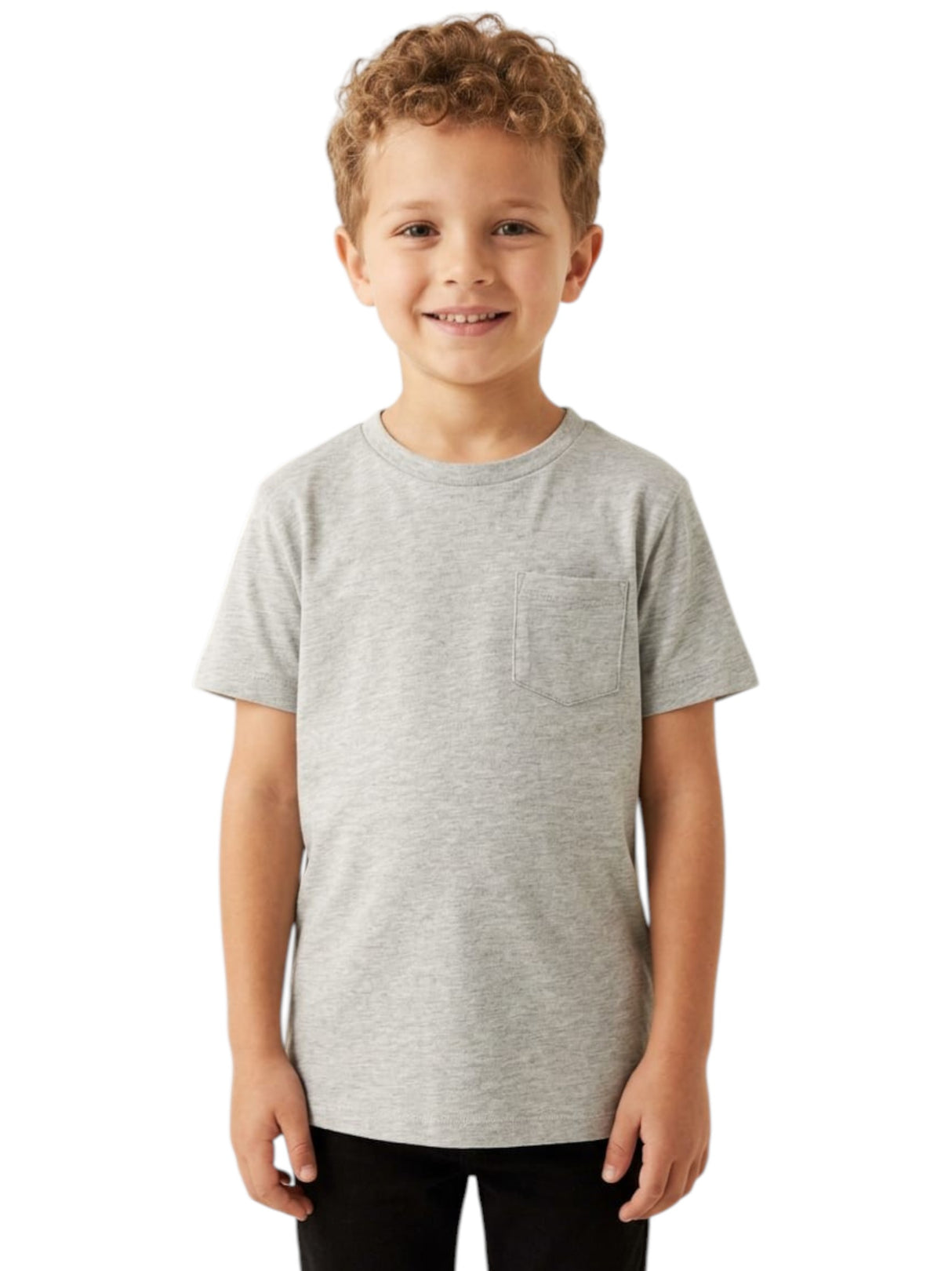 Image for Kids Boy's Plain Top,Grey