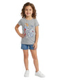 Image for Kids Girl's Printed Top,Grey