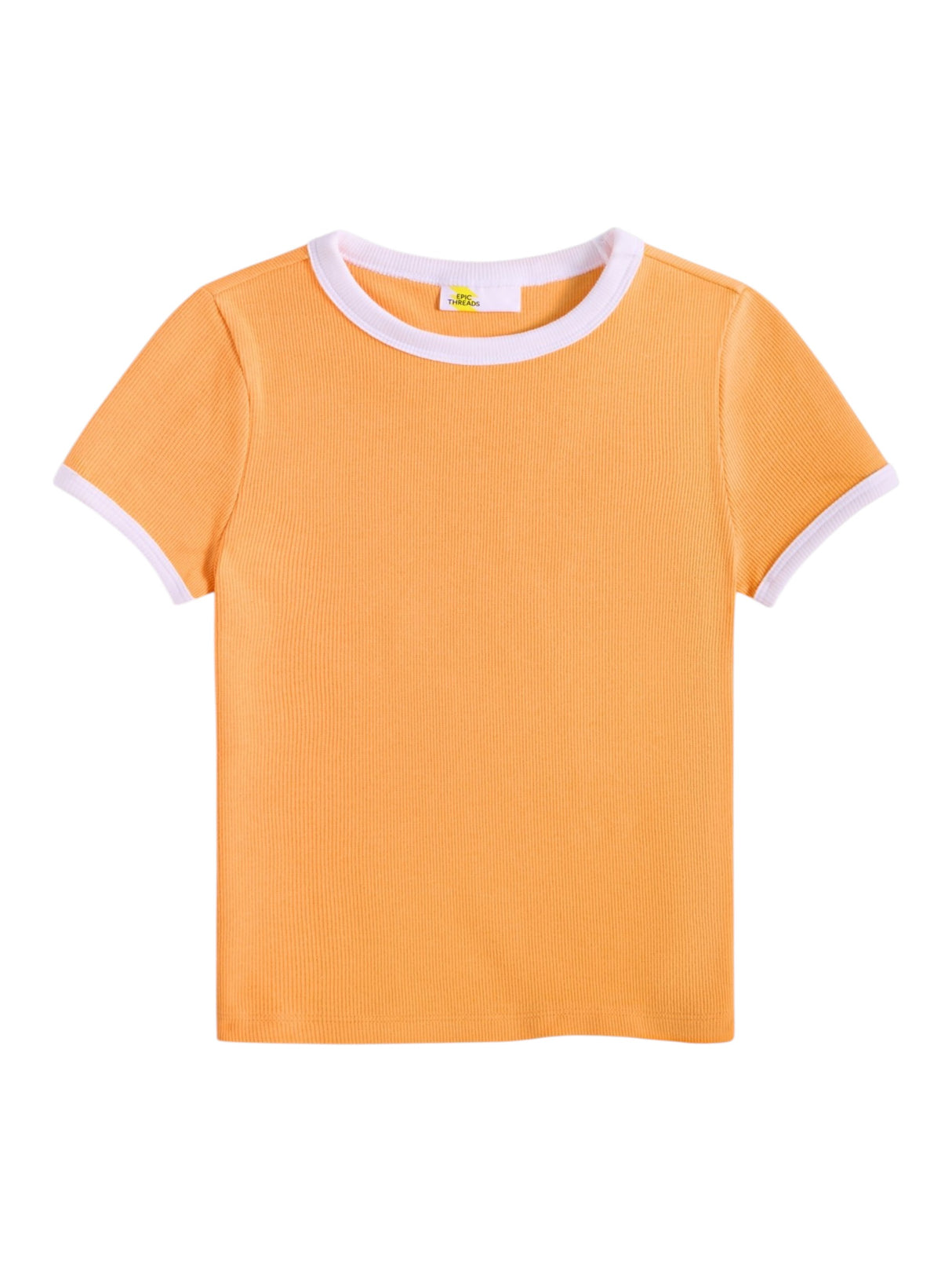 Image for Kids Girl's Ribbed Top,Mango