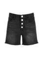 Image for Kids Girl's Plain Jeans Short,Black