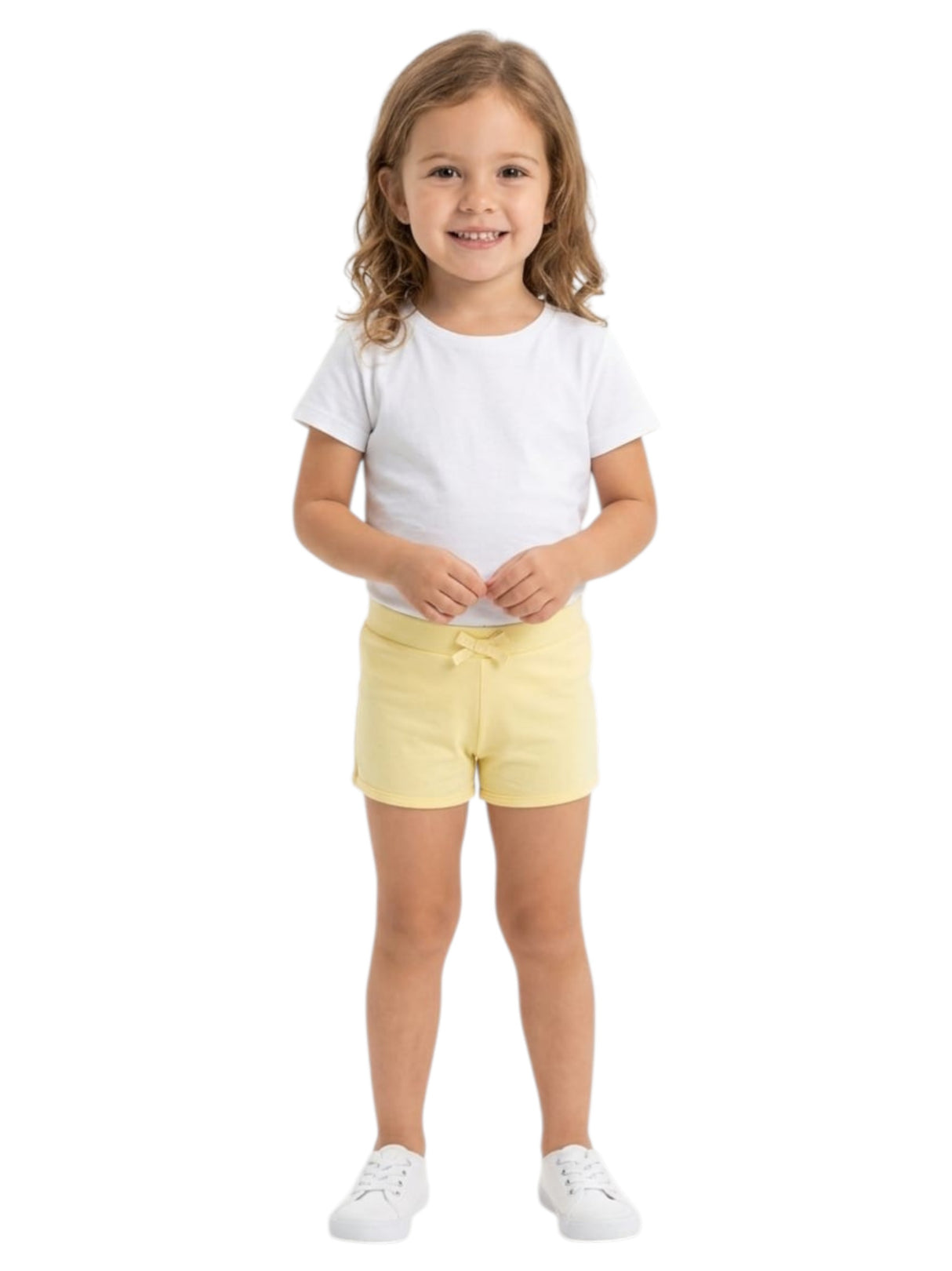 Image for Kids Girl's Plain Short,Yellow
