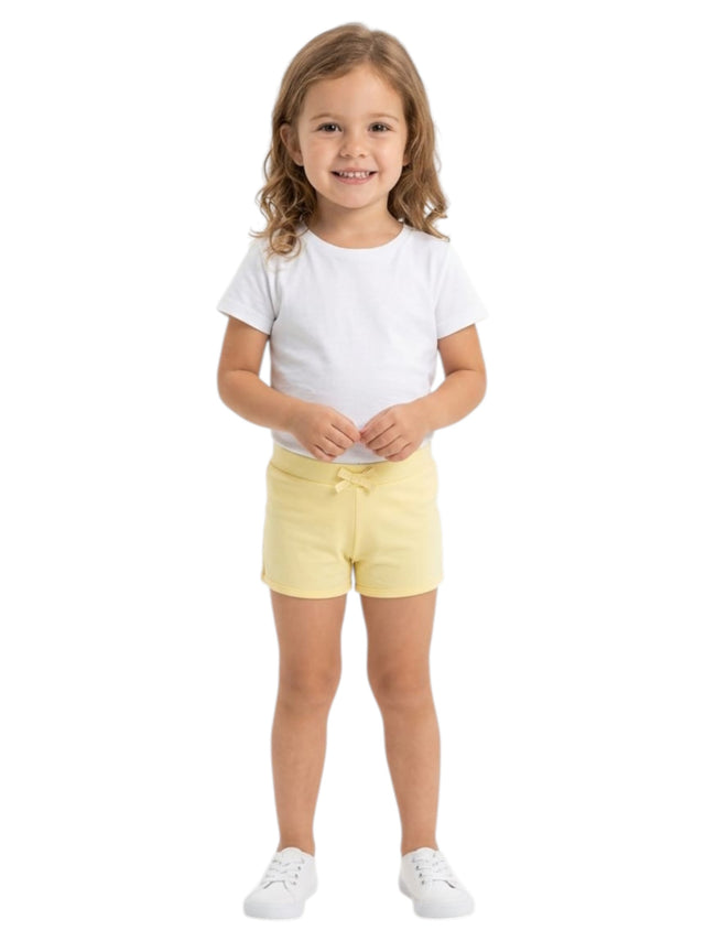 Image for Kids Girl's Plain Short,Yellow
