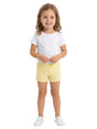 Image for Kids Girl's Plain Short,Yellow