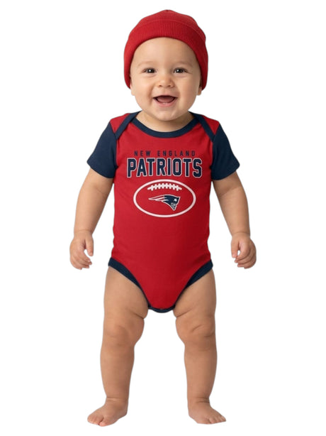Image for Kids Boy's Printed Bodysuit,Red