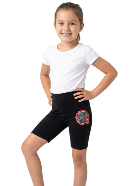 Image for Kids Girl's Printed Sport Short,Black