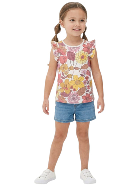 Image for Kids Girl's Floral Printed Top,Multi