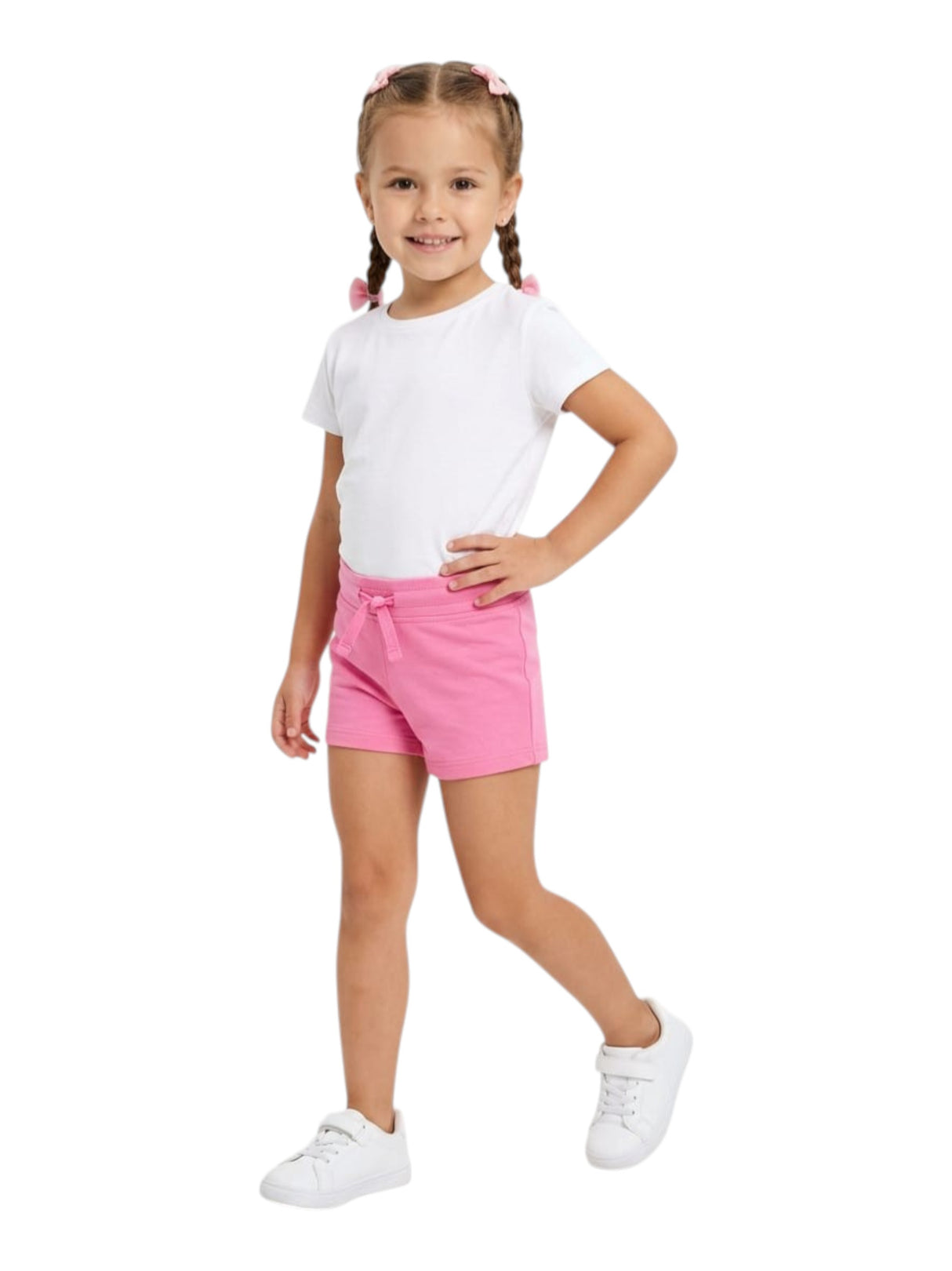 Image for Kids Girls Plain Short,Pink