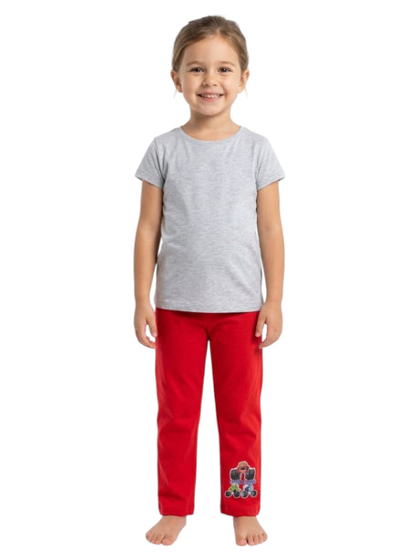 Image for Kids Girl's Plain Pant,Red