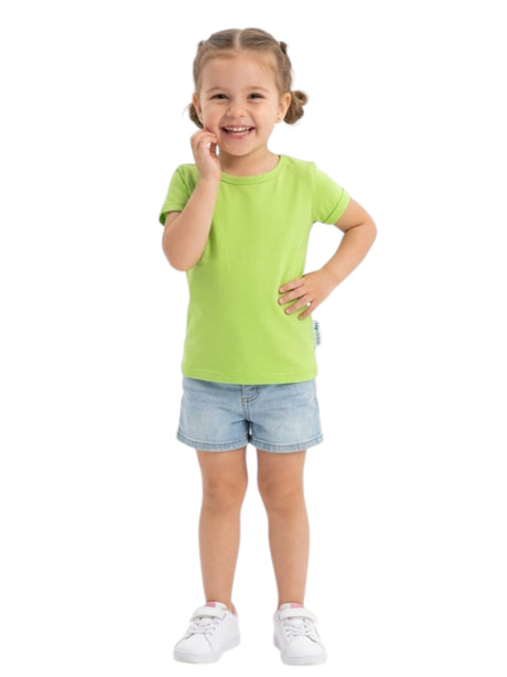 Image for Kids Girl's Plain Top,Light Green
