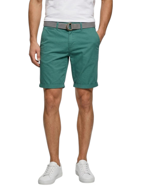 Image for Men's Plain Short&Belt,Turquoise