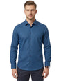 Image for Men's Plain Dress Shirt,Navy