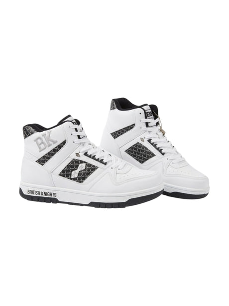 Image for Men's Colorblocked High Top Shoes,White