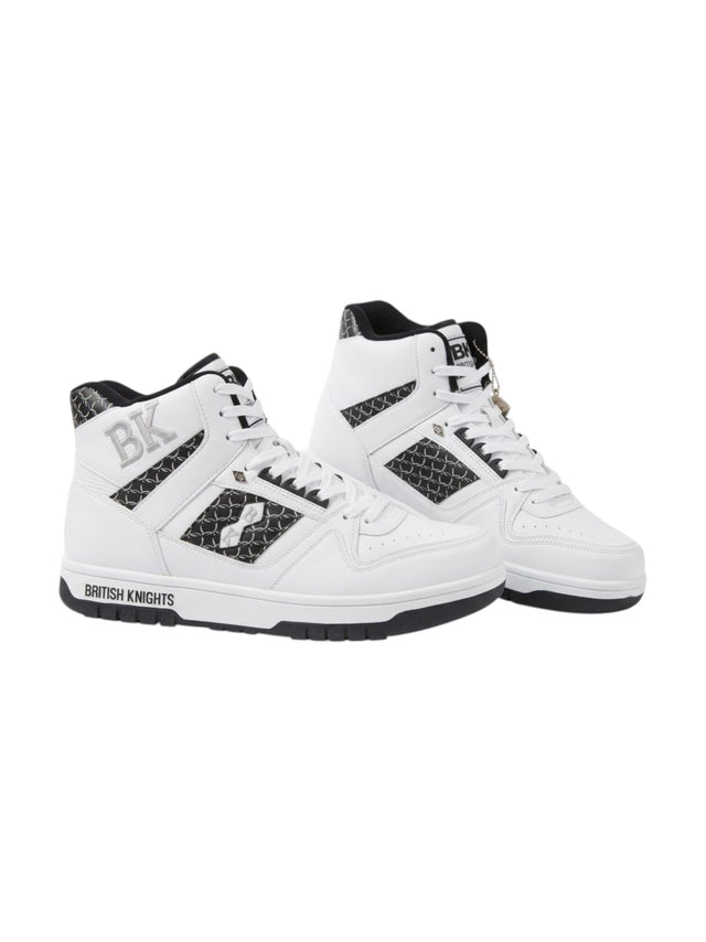 Image for Men's Colorblocked High Top Shoes,White