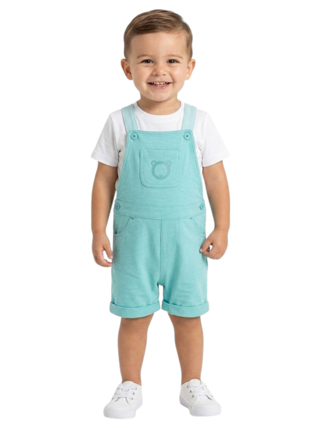 Image for Kids Boy's Printed Jumpsuit,Aqua