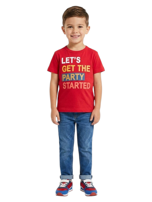 Image for Kids Boy's Printed TOP,Red