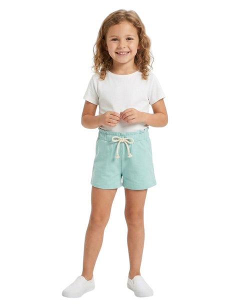 Image for Kids Girl's Plain Short,Aqua
