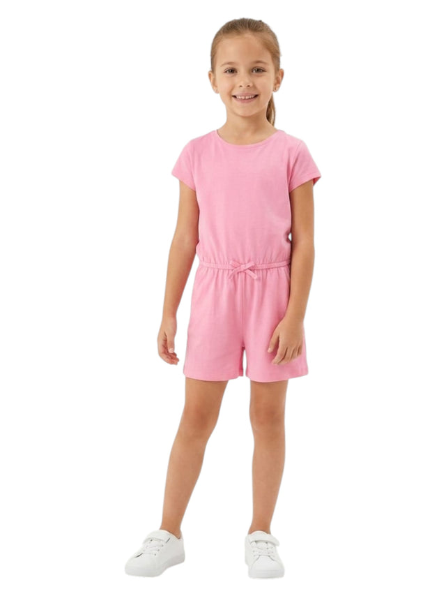 Image for Kids Girl's Plain Jumpsuit,Pink