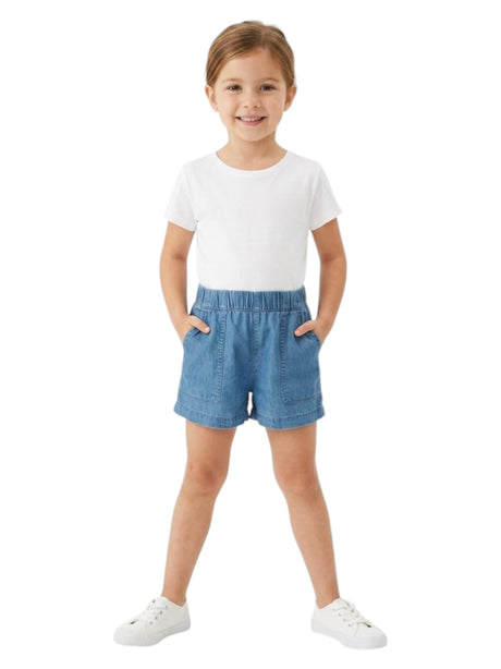Image for Kids Girl's Plain Short,Blue