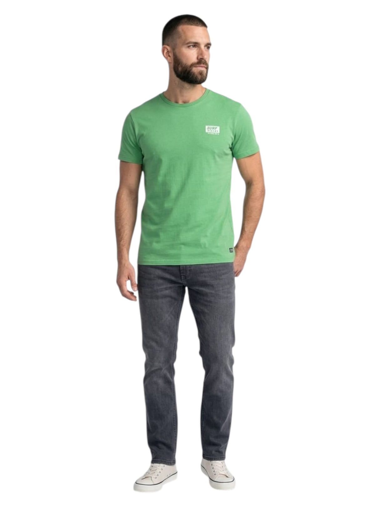 Image for Men's Plain Top,Green