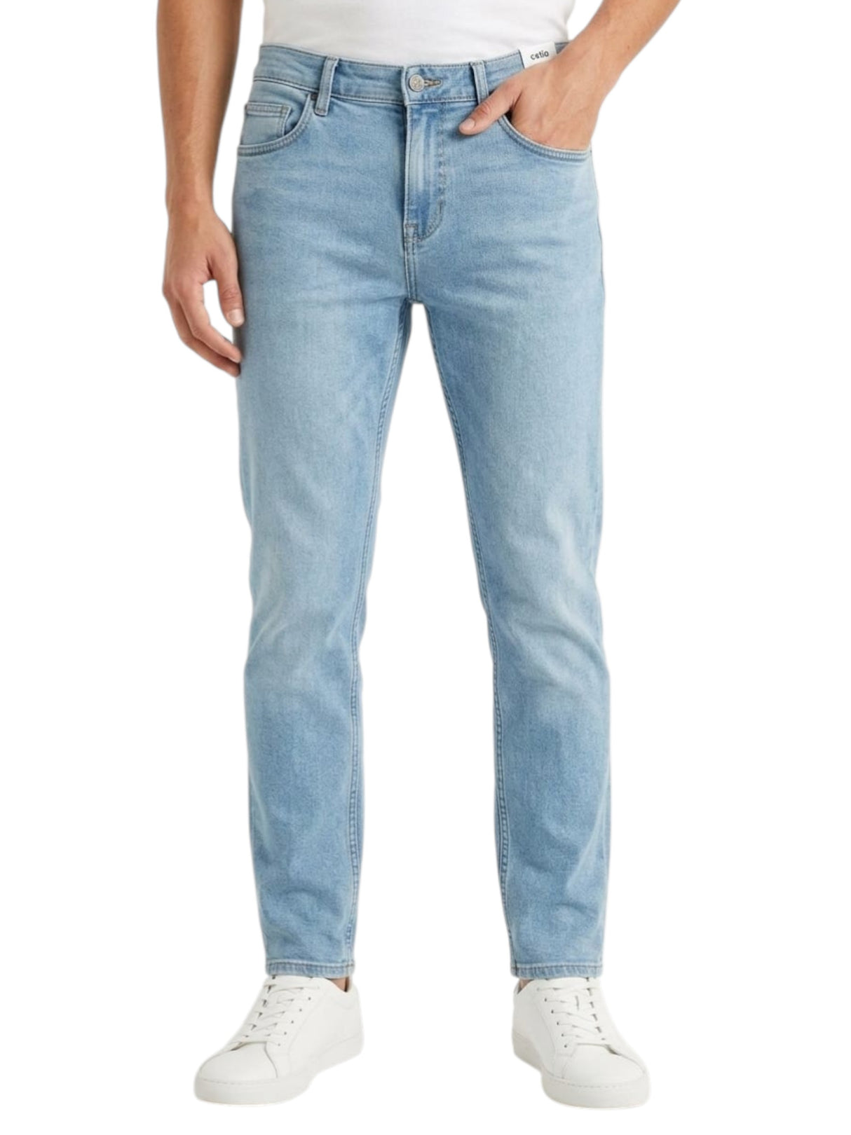 Image for Men's Plain Jeans,Blue