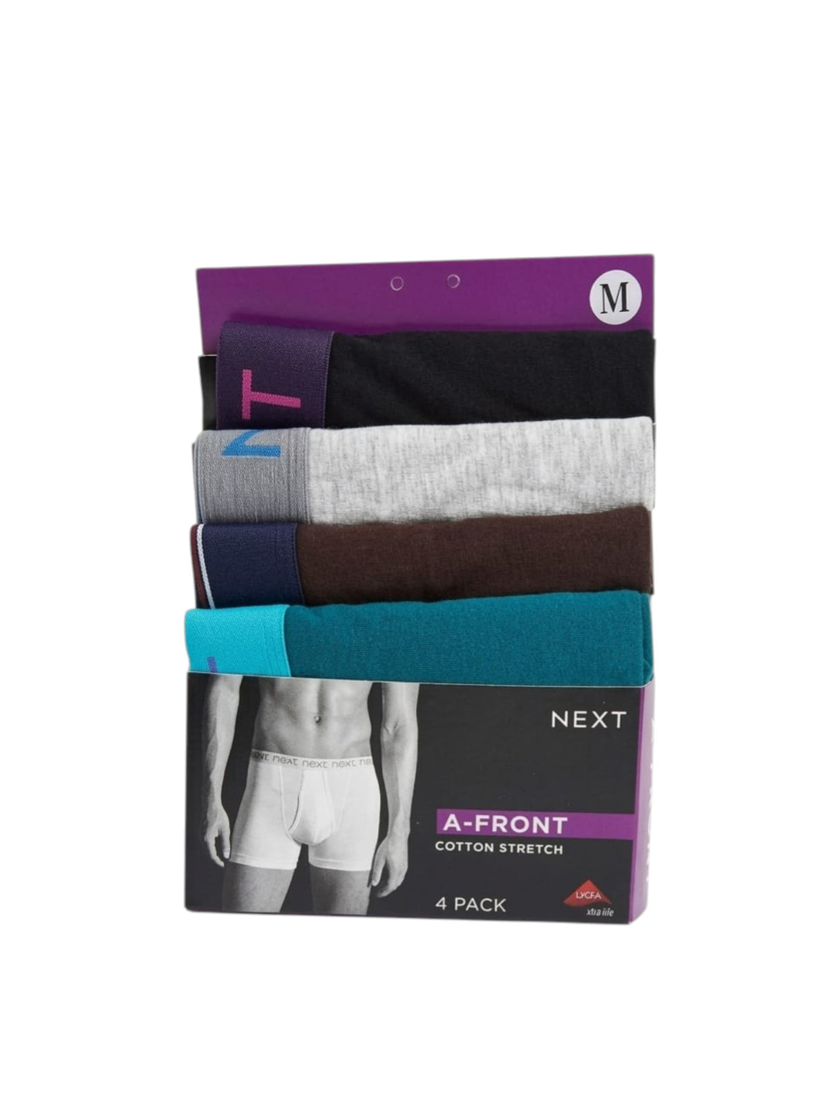Image for Men's Plain Boxer Set 4 Pieces,Multi