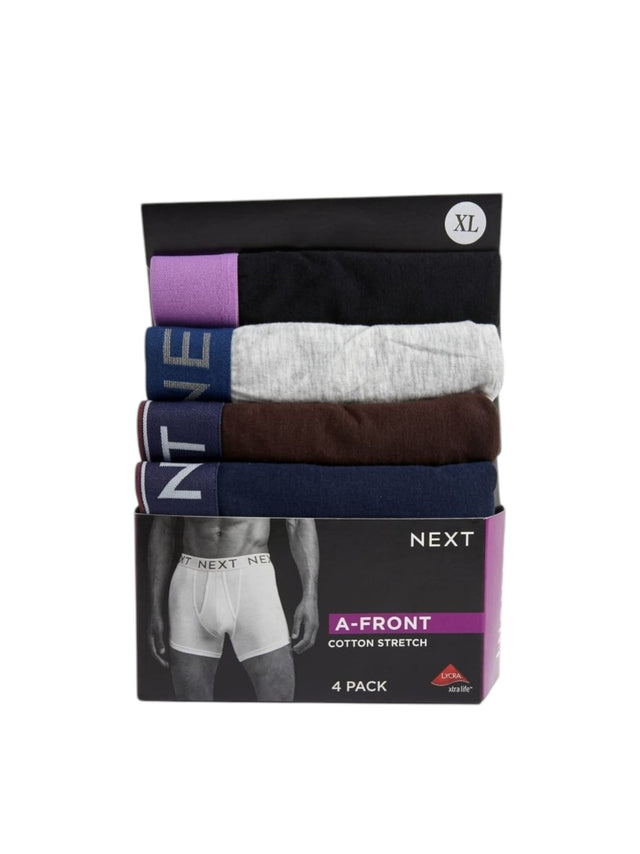 Image for Men's Plain Boxer Set 4 Pieces,Multi