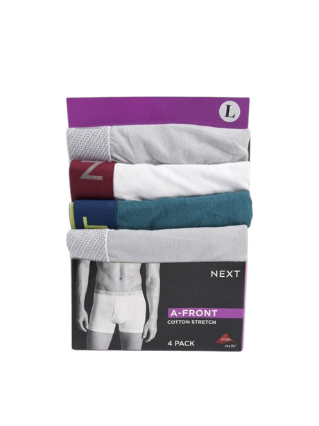 Image for Men's Plain Boxer Set 4 Pieces,Multi