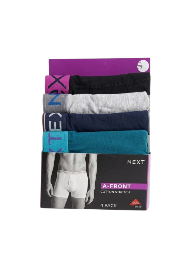 Image for Men's Plain Boxer Set 4 Pieces,Multi