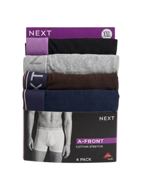 Image for Men's Plain Boxer Set 4 Pieces,Multi