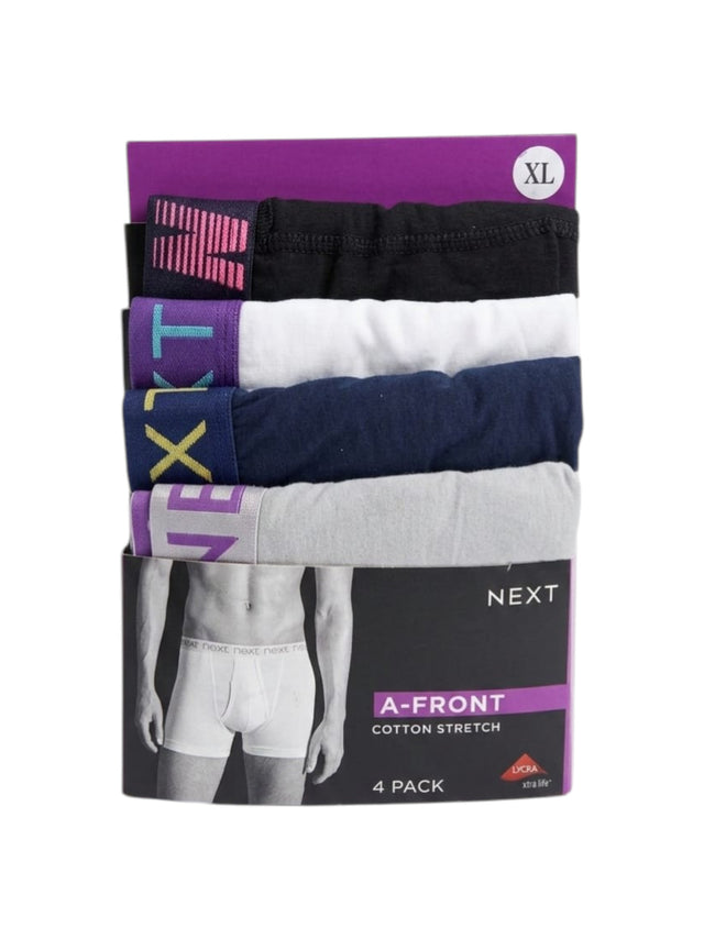 Image for Men's Plain Boxer Set 4 Pieces,Multi