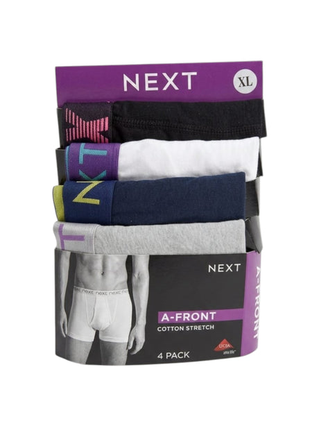 Image for Men's Plain Boxer Set 4 Pieces,Multi