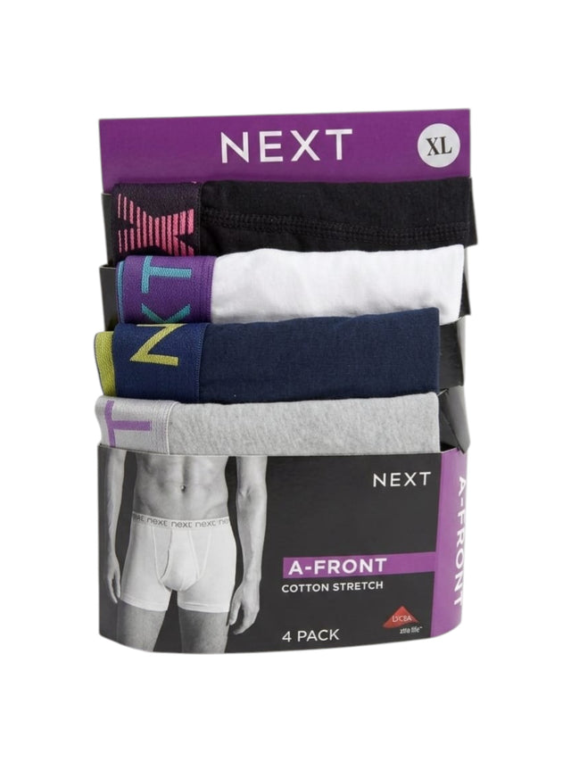 Image for Men's Plain Boxer Set 4 Pieces,Multi