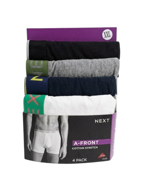 Image for Men's Plain Boxer Set 4 Pieces,Multi